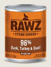 Conserve Rawz - chien - canard, dinde et cailles
