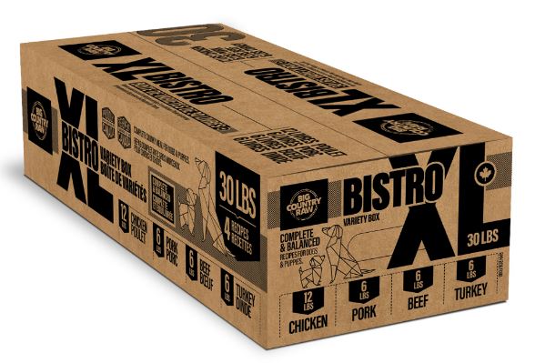 Big Country Raw - Boite Bistro de 30 lb