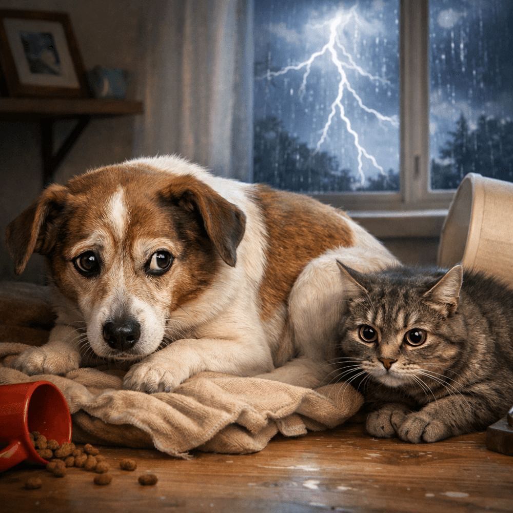 chien ou chat anxieux
